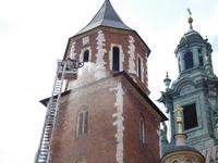 Feuerlöschübung auf dem Wawel