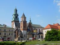 Wawel in Krakau mit Kathedrale