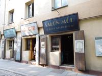 alte Ladenschilder erinnern an die Juden in Krakau