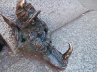 bronzene Zwerge in Breslau