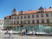 Wasserspiele am Rynek Breslau