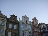 typische Häuser in Poznan