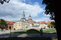 Die Wawelburg in ihrer ganzen Schönheit