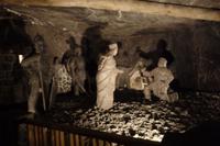 Aus Salz bestehen diese kunstvoll gestalteten Figuren