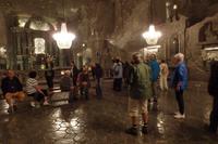 Alles besteht aus Salz, auch der Fußboden