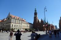 Rynek mit Rathaus in Breslau