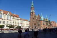 Immer wieder eine Augenweite das Breslauer Rathaus