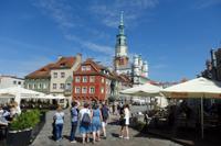 Posnan am Rynek mit altem Rathaus