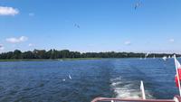 auf hoher See, der Spirdingsee ist der größte See in den Masuren