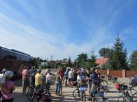 Sonnige Überraschung am Morgen des ersten Radtages