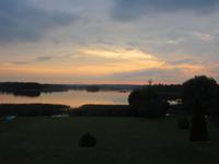 Inulec-See zum Sonnenuntergang