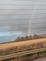 das neue Jahr begrüßt uns mit tollen Impressionen - Regenbogen...
