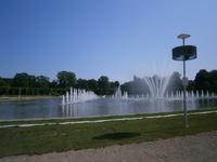 Wroclaw, die Wasserspiele bei der Jahrhunderthalle