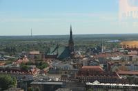Aussicht vom Cafe 22 im PAZIM-Gebäude in Stettin