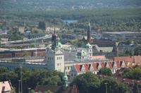 Aussicht vom Cafe 22 im PAZIM-Gebäude in Stettin