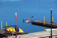 Paddeln auf der Swine auf der Insel Karsibor