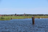 Katamaran-Bootsfahrt im Delta der Swine - Insel Karsibor