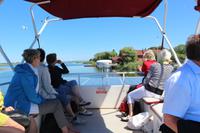 Katamaran-Bootsfahrt im Delta der Swine - Insel Karsibor