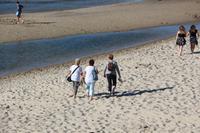 Spaziergang in Misdroy an der polnischen Ostsee