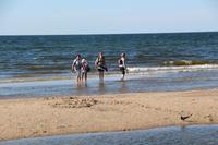 Spaziergang in Misdroy an der polnischen Ostsee