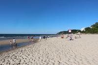 Spaziergang in Misdroy an der polnischen Ostsee