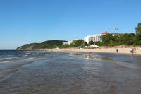 Spaziergang in Misdroy an der polnischen Ostsee