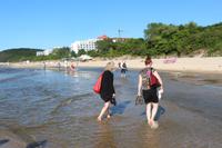 Spaziergang in Misdroy an der polnischen Ostsee