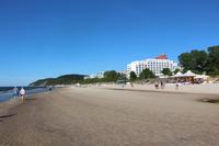 Spaziergang in Misdroy an der polnischen Ostsee