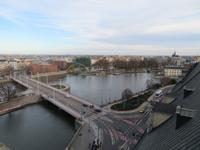 Blick vom Aussichtsturm der Universität über Breslau