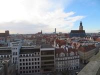 Blick vom Aussichtsturm der Universität über Breslau