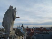 Blick vom Aussichtsturm der Universität über Breslau