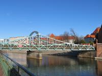 eine der vielen Oderbrücken (Tumski Brücke)