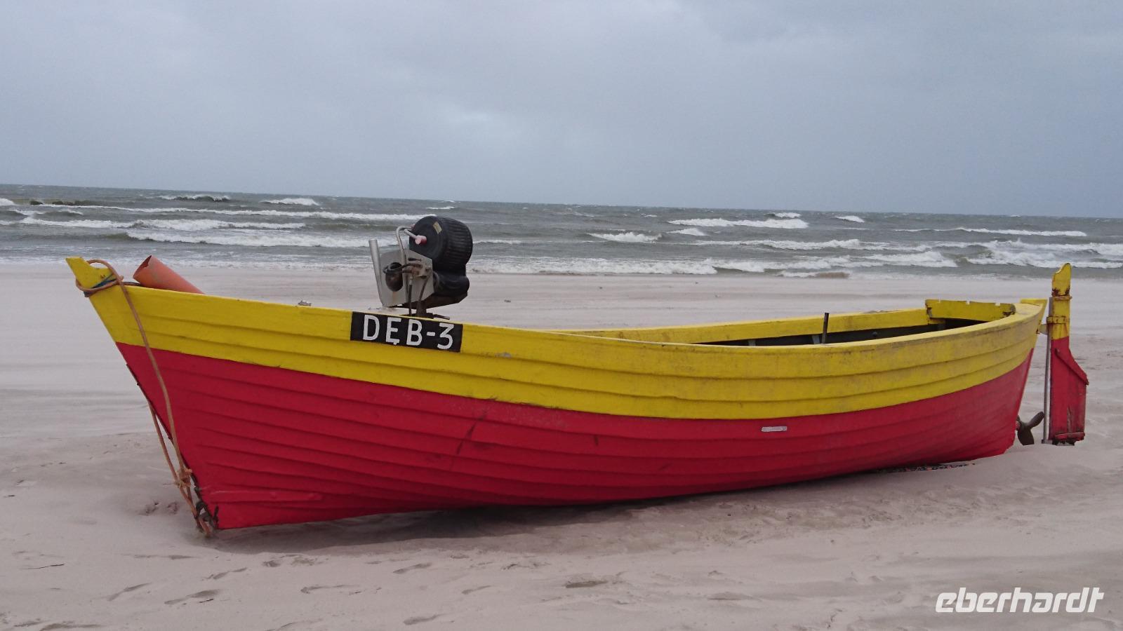 Seefahrt gefällig? An der Polnischen Ostsee nahe der ehemaligen Deutsch-Polnischen Grenze