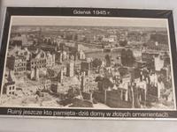 Gdansk-Aufnahme des zerstörten Gdansk