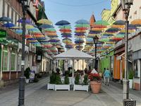 Fußgängerzone in Polczyn-Zdroj.