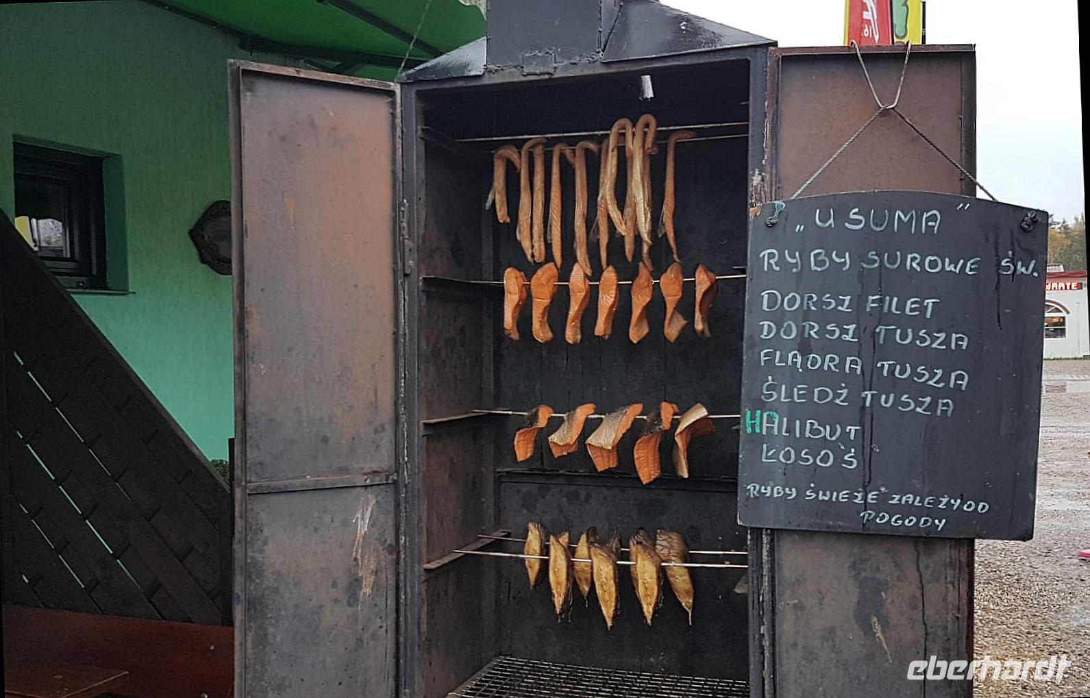 Dzwirzyno frischer Räucherfisch