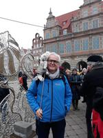 Reiseleiter mit seinem Begleiter Eberhardt in Danzig