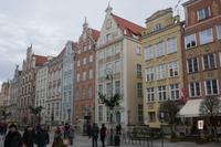 Dluga Targ - Straßenfasaden  Danzig