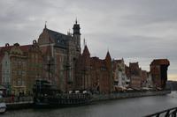 Häuserzeilen an der Stara Motlawa Danzig