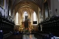 Innenraum der Klosterkirche Kartuzy