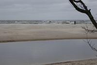 Am Strand der polnischen Ostsee