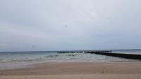 Dzwirzyno, Spaziergang am Strand  