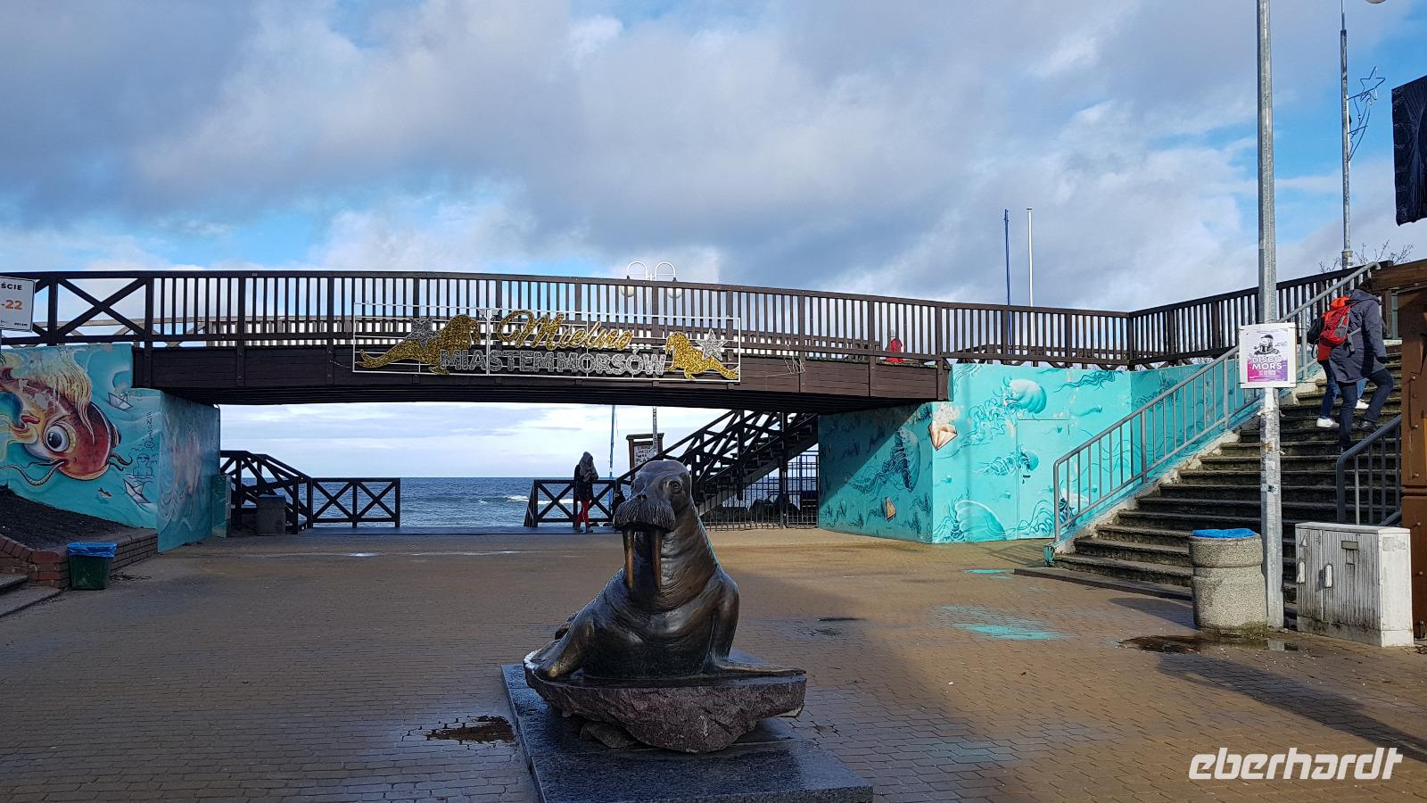 Mielno- Mors (Seehund), das Wahrzeichen Mielnos