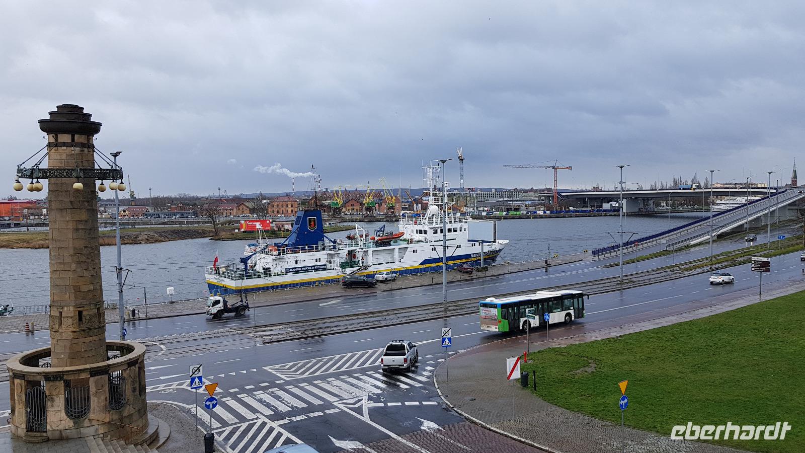 Stettin Blick von der Hakenterrasse