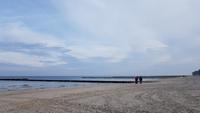 letzter Spaziergang am Strand