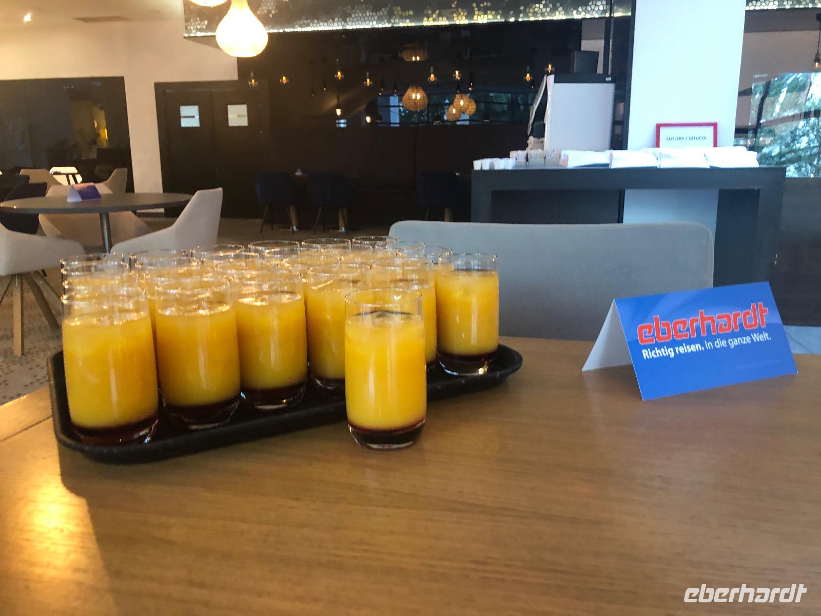 Begrüßungsgetränk