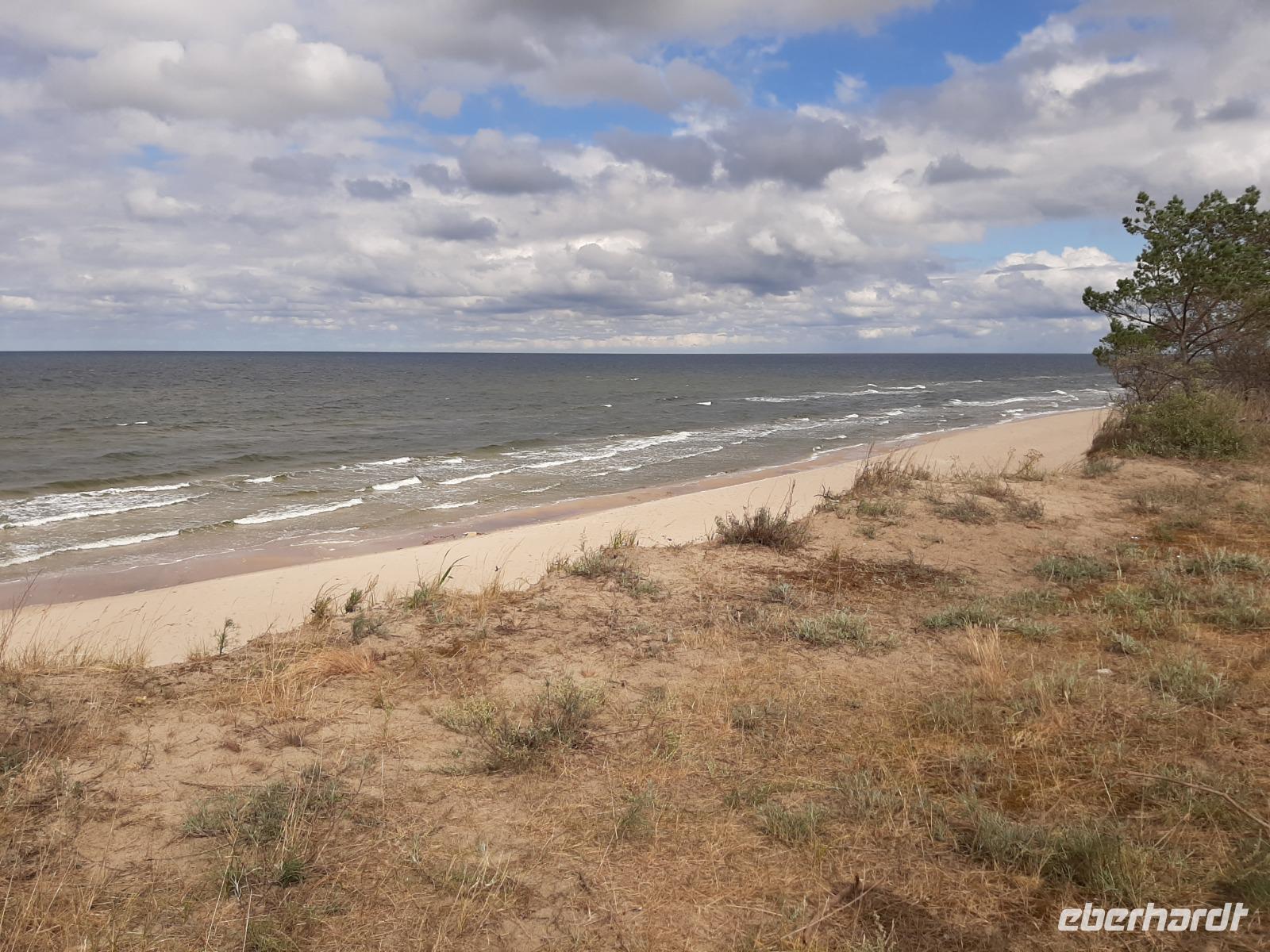 Aussicht auf die Ostsee und den traumhaften Strand