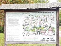 Übersichtstafel zum Freilichtmuseum von Oppeln