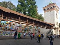 Künstler präsentieren sich an der histor. Stadtmauer
