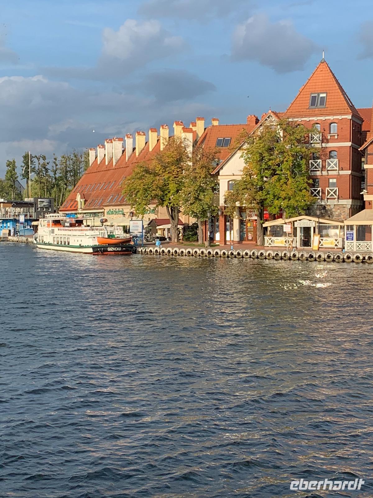 Mikolajki - Panorama vom Schiff